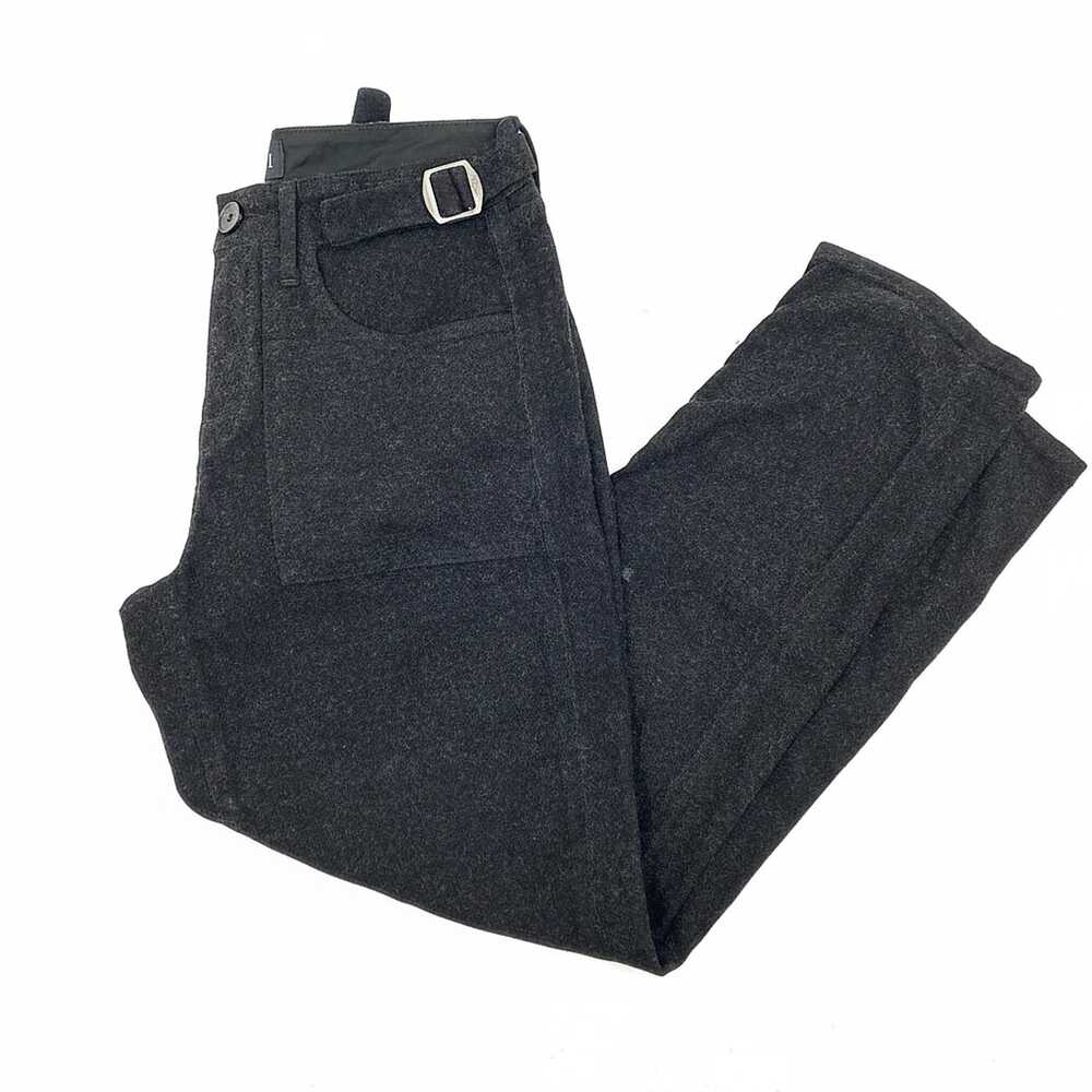 Strom Gray Painter Fit Dress Pants | Wool Cotton Viscose, XS Regular